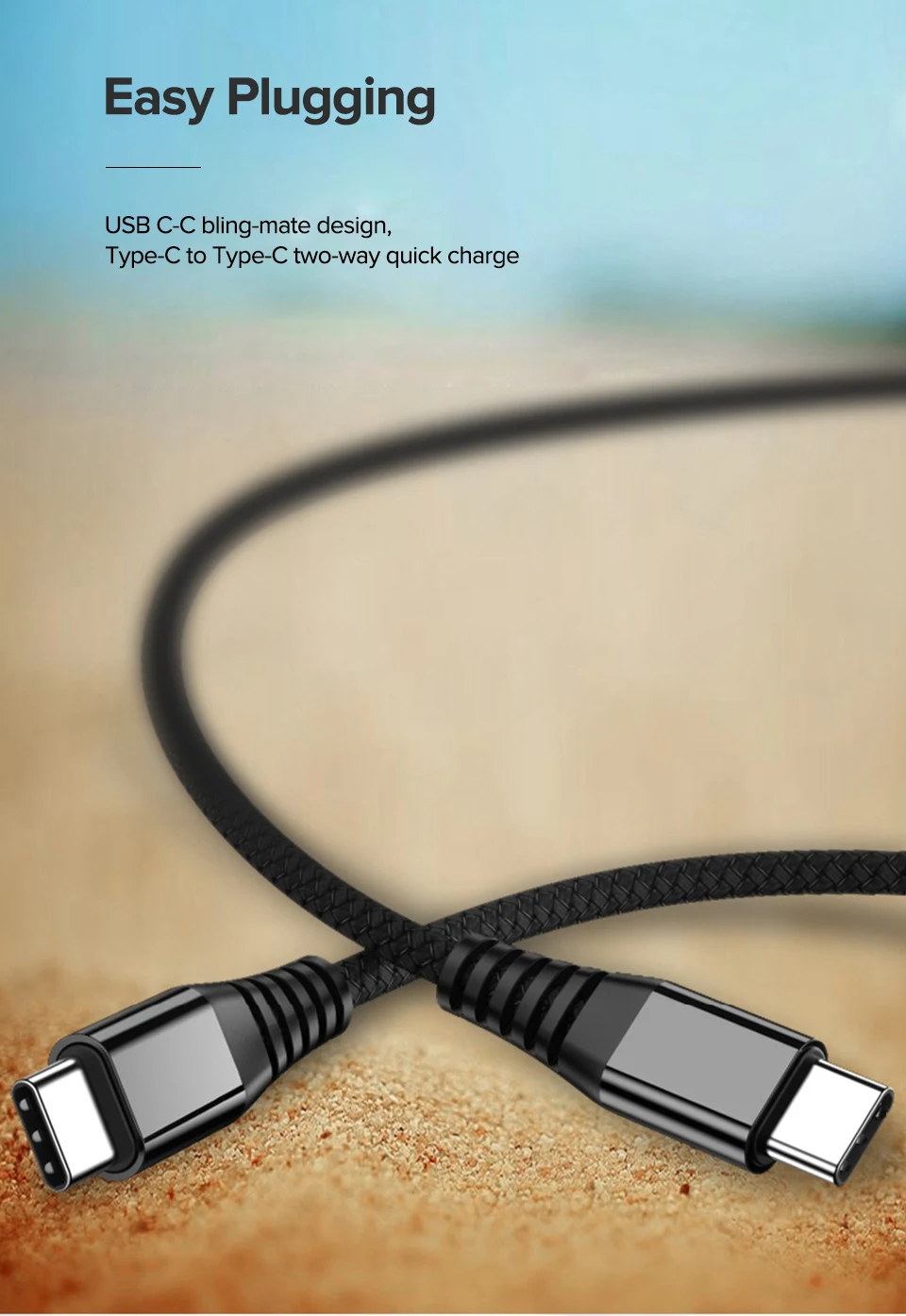 Кабель Venroii type-C-USB C для samsung S10 S9 S8 Note Xiaomi Mi 9 8 60 Вт PD Quick Charge 4,0 USBC huawei быстрое зарядное устройство