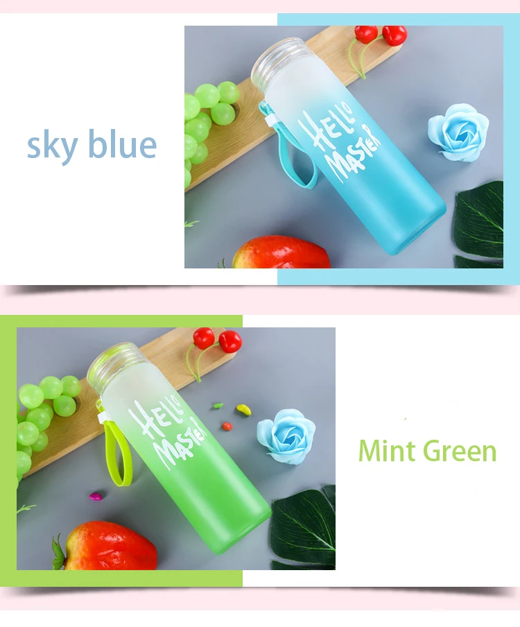 Стеклянная Спортивная бутылка для воды фруктовый сок езды на велосипеде бега