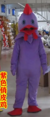 

4 Colors Fancy Chicken Adult Mascot Costume Dress Party Wear Handmade Outfits