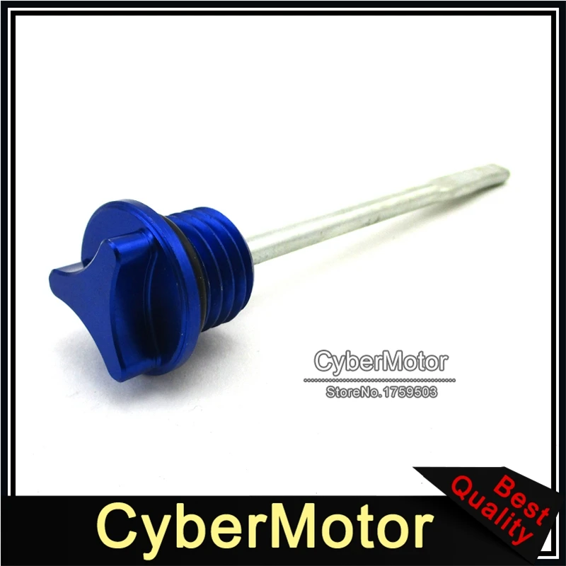 Blue Масляный щуп для двигателя мотоцикла CRF50 125cc 140cc 150cc 200cc 250cc Stomp ycf, SDG модели SSR и Pit Dirt Motor Bike - Цвет: Blue