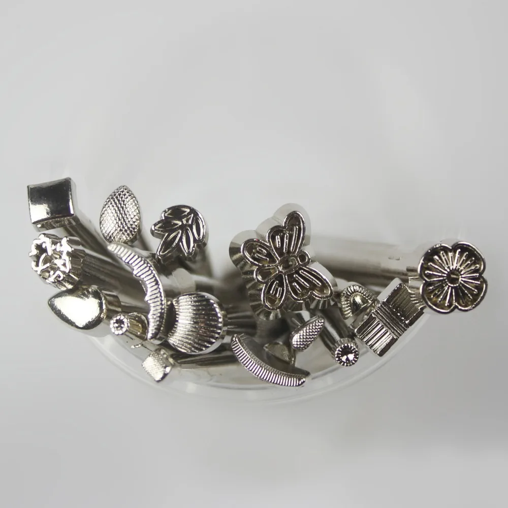 16 шт. в упаковке кожаные штампы для поделок винтажные ремесленные узоры корзины