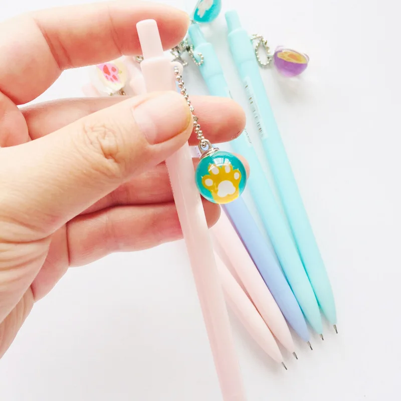 Комплект из 2 предметов Kawaii стеклянные бусины кошачий коготь механические