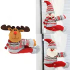 Рождественские застежки для штор, застежки для завязывания, застежки для завязывания, застежки для дома, милые декоративные занавески с рисунком Санта-Клауса