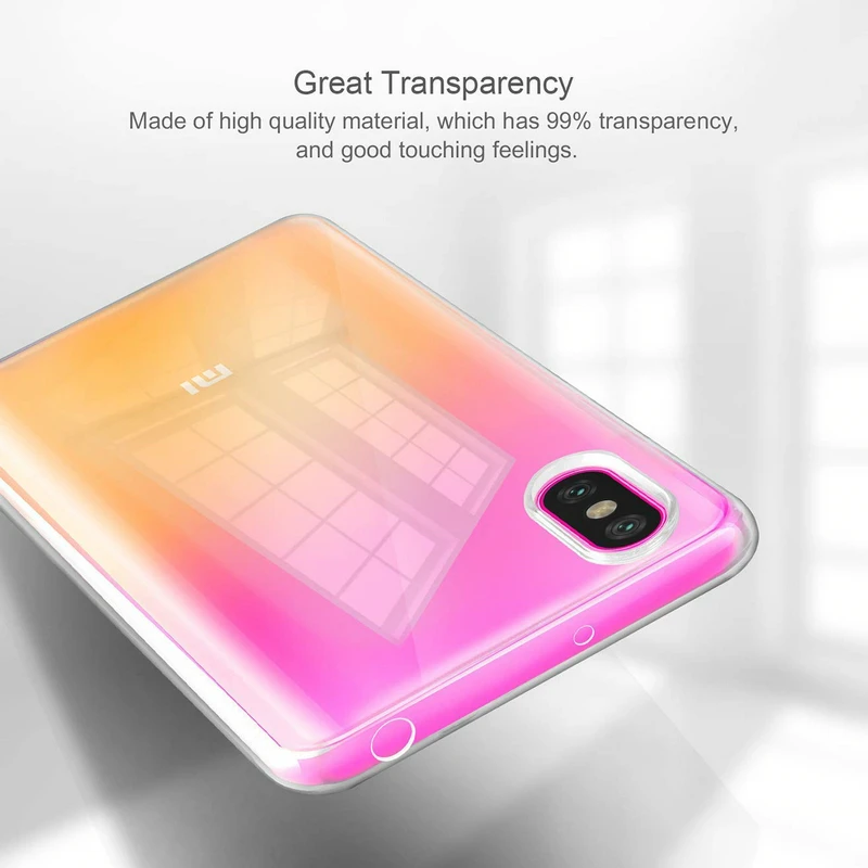 Чехол для Xiaomi Mi 8 Pro TPU Силиконовый прочный прозрачный мягкий чехол защитный