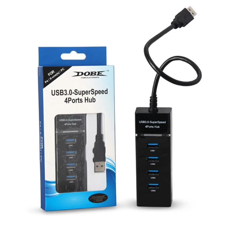 Высокое качество 4 в 1 черный USB 3 0/2 0 концентратор для PS4/PS4 тонкий высокоскоростной