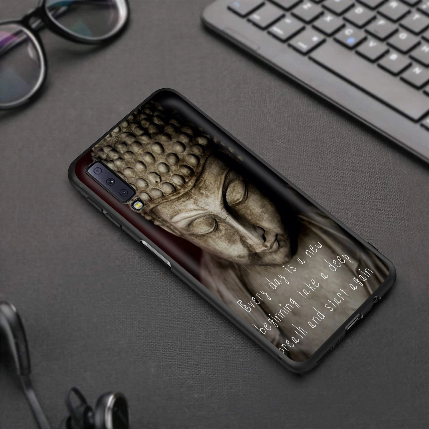 Чехол Be Happy Little Buddha для Samsung Galaxy J6 A9 A8 A7 A70 A6 A5 A50 A40 A30 A3 A10 A51 A71 A81 A91 2018 | Мобильные