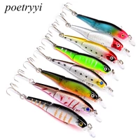 poetryyi 2018 good fishing lure minnow quality professional bait 9 2cm 7 5g fish lure swim bait jointed bait equipped hook y40