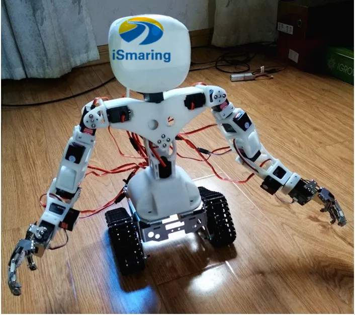 Official iSmaring Robot Metal Hand Five Fingers for Robotic Manipulator Arm Mini Bionic Humanoid with Servo Diy RC Toy | Игрушки и хобби