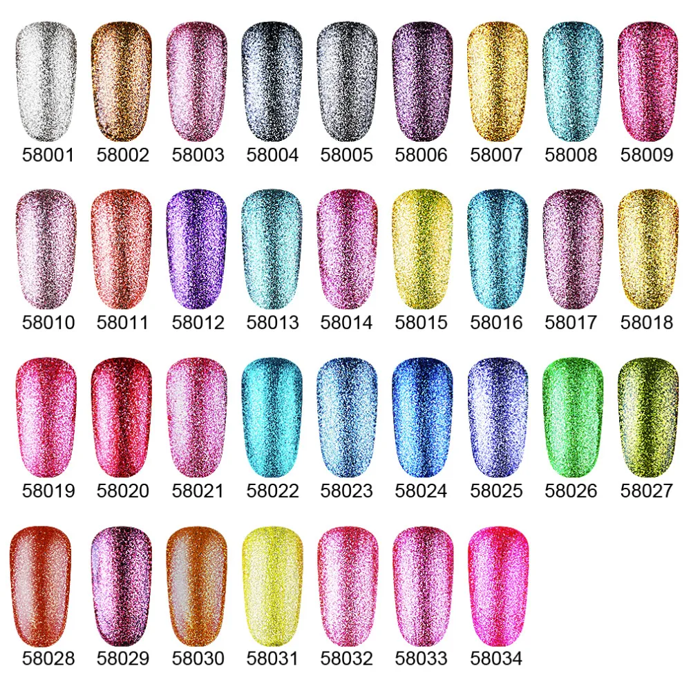 

HNM Platinum UV Gel Nail Polish Glitter Soak Off LED Nail Gel Varnishes Vernis Esmalte Semi Permanent Stamping Gelpolish Ink