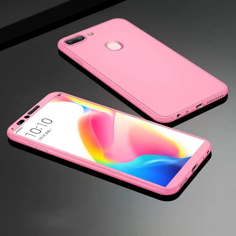 Розовый 360 полная защита корпуса чехол для телефона для huawei P8 P9 P10 P20 Lite honor 9 10 Коврики 10 Pro Y9 наслаждаться фотоаппаратов моментальной печати 7S 8 P Smart Cover - Цвет: Розовый