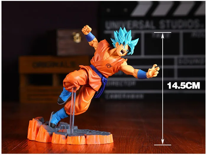 2 шт. Dragon Ball Z Goku фигурка игрушки Супер Саян Гоку бои Веджета Фриза Модель