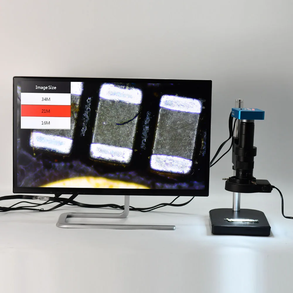 Meterk 34MP Full HD промышленный электронный цифровой видеомикроскоп камера для