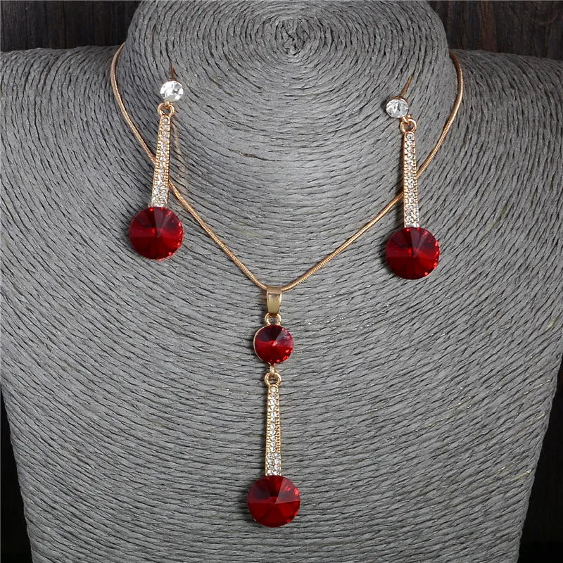 Комплект из колье и серёг с австрийским кристаллом|austria crystal|wedding jewelryjewelry wedding |