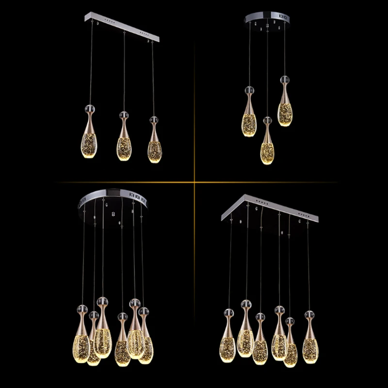 Современные креативные светодиодные мульти-Стандартные Пузырьковые