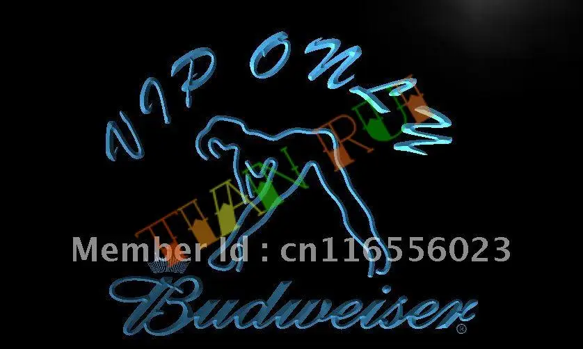 

LA459-светодиодная неоновая световая вывеска для сексуальных танцев Budweiser