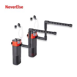 Бесшумный внутренний аквариумный фильтр, насос с распылителем дождя для аквариума для черепахи, Многофункциональный погружной воздушный насос 358 Вт с добавлением кислорода