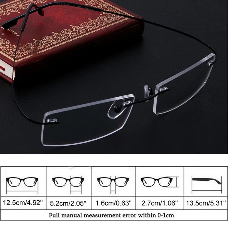 Модная металлическая оправа для очков без оправы|eyeglass frames|eyeglass frames fashionspectacle frame |