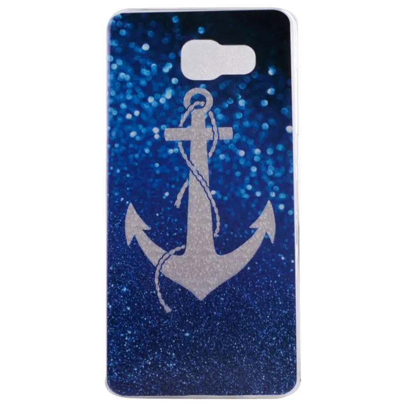 Fashion Dreamcatcher Dandelion Cat Anchor Pattern Soft TPU Case For Samsung Galaxy A9 A7 A5 A3 (2016) A710 A510 A310 Back Cover |