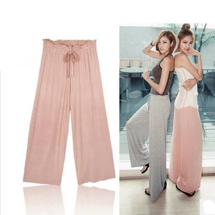 

Free Shipping 2013 New women's loose plus size casual trousers wide leg pants for lady 3 colors