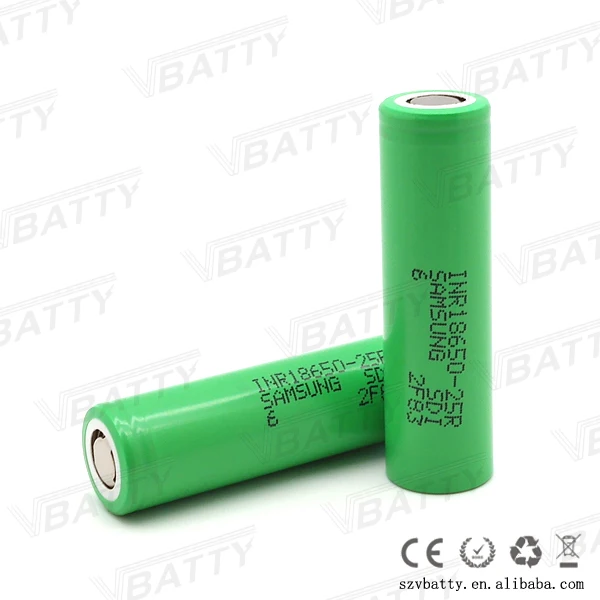 INR18650-25R 18650 2500mah 30A литий-ионный аккумулятор Горячая Распродажа 25R Аккумулятор для электронной сигареты vv режим(1 шт