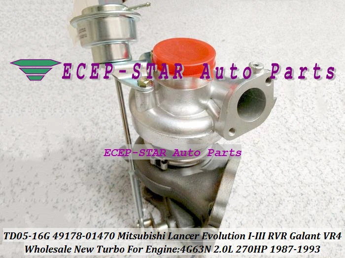 TD05H 16G 49178 01470 Turbo для Mitsubishi Lancer EVO 1 3 Evolution I RVR Galant VR4 1987 93 4G63N 4G63 2.0L 270HP|turbo blower|turbo snaketurbo