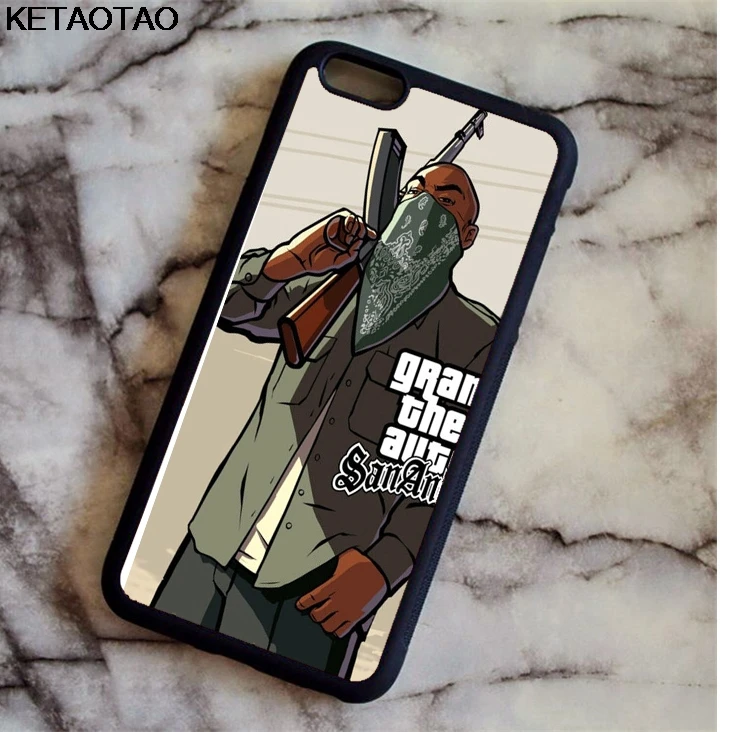 KETAOTAO Rockstar gta 5 Grand Theft автомобильные чехлы для телефонов iPhone 4S 5C 5S 6S 7 8 Plus XR XS Max Чехол