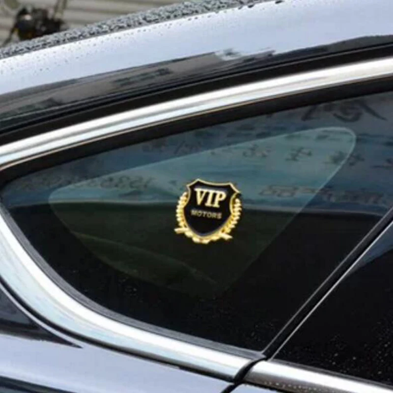 2 шт./лот 3D Металлические автомобильные наклейки VIP Эмблема для Toyota Camry Corolla RAV4 Yaris