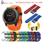 Ремешок для наручных часов Hero Iand для Garmin Fenix 5X, 5X Plus, 3, 3HR, D2, tactix, силиконовый ремешок на запястье