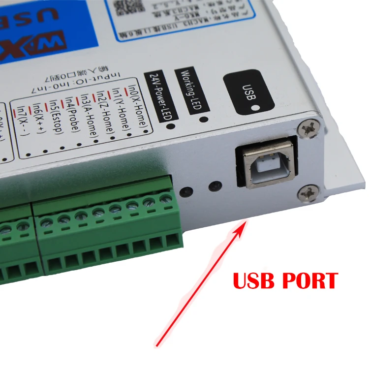 4-осевая USB CNC карта управления движением коммутационная плата Mach3 2000 кГц 5-го