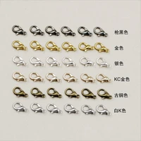 500pcs lobster claws finding supply destash 6mm x 12mm lobster claw clasp zinc alloy or you pick color