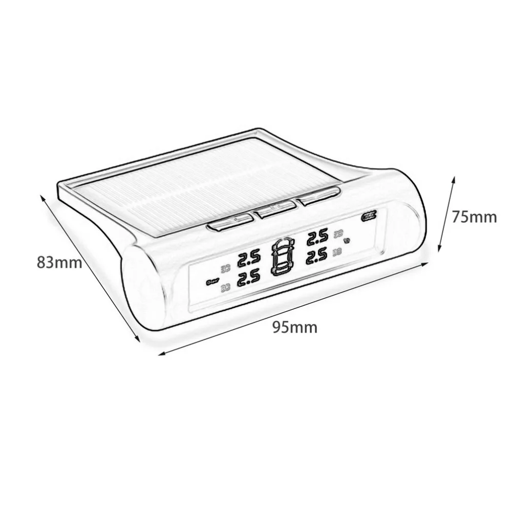 Автомобильный набор для мониторинга давления в шинах TMPS система автоматической
