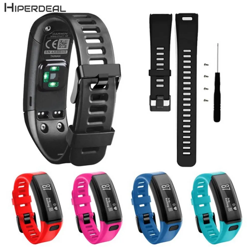 Часы Garmin vivosmart HR силиконовый сменный ремешок для наручных часов браслет Спорт