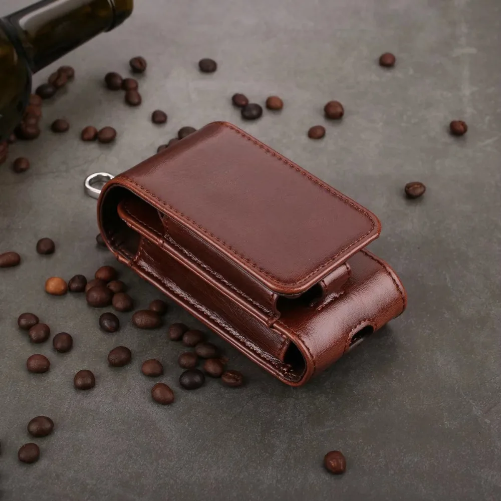 Чехол сумка для iQOS кожаный чехол держатель хранения из искусственной кожи