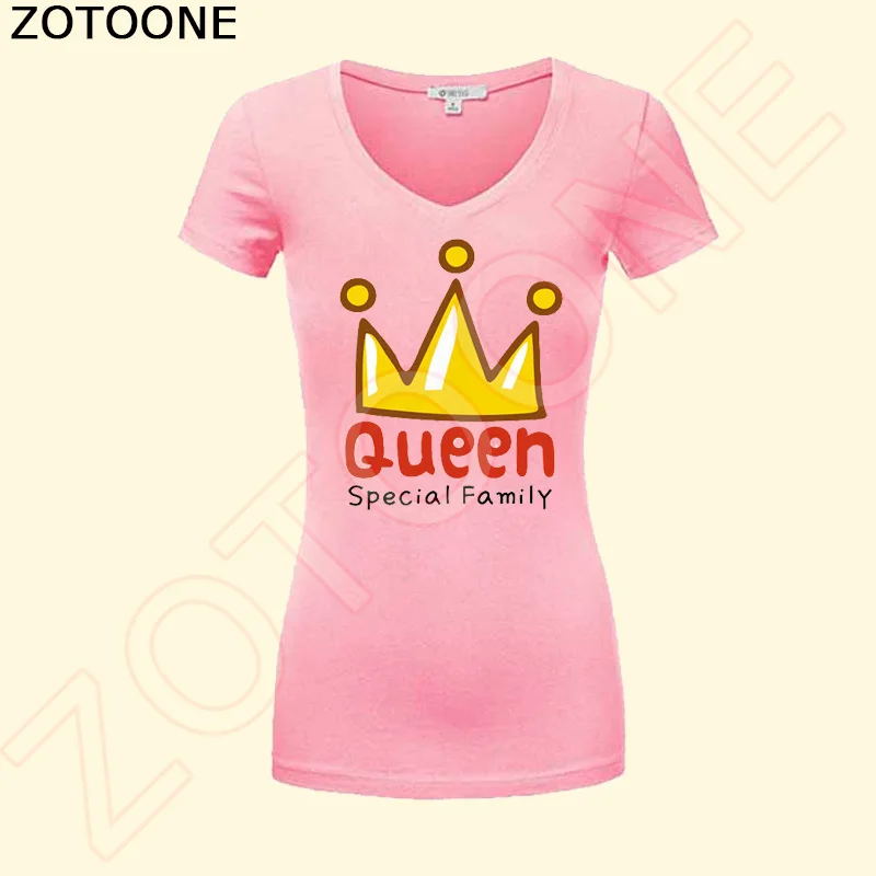 ZOTOONE Iron On Letters теплопередача для всей семьи Одинаковая одежда футболка с