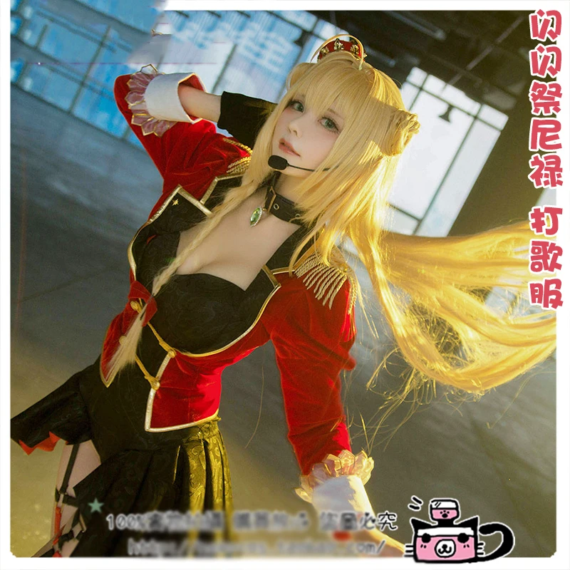 [STOCK] 2018 аниме Fate Grand Order FGO Nero для косплея яркий фестиваль косплей костюмы женщин