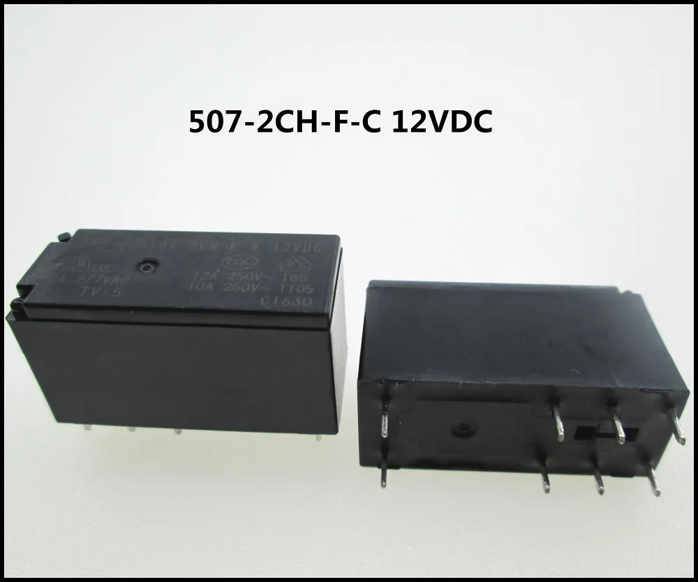 ГОРЯЧАЯ НОВОЕ реле 507-2CH-F-C 12VDC 845HN-2C-C 12VDC 507-2CH-F-C 12VDC 12VDC DC12V 12V 12A 250VAC DIP8
