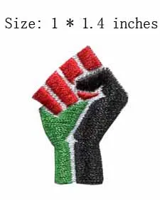 

Joint fist embroidery patch 1"wide/ /Three colours /Apparel/power