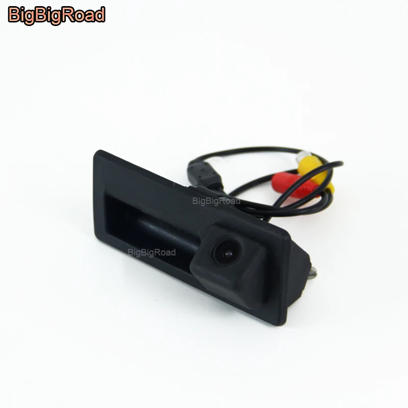 Камера заднего вида BigBigRoad для Audi A4 A4L A8L Q3 A5 Q5 S5 2012 2013 2014 / SEAT Alhambra 2010 2014|trunk handle|backup