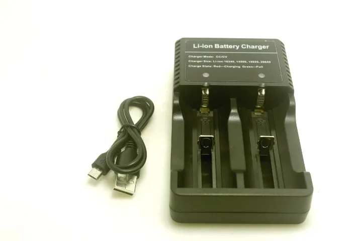 Tinhofire USB двойное зарядное устройство литий-ионный аккумулятор для Li-Ion 16340 14500 18650