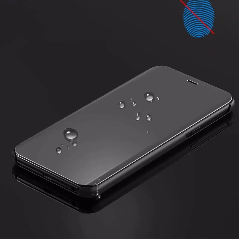 Зеркальный флип чехол для Samsung S8 S9 S10 Plus Lite Note 9 8 J4 J6 J2 J7 Core A8 A7 A9 2018|Чехлы-портмоне| |