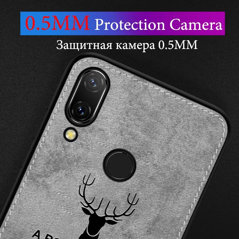 Деловой чехол для телефона Huawei P20 P30 Pro Lite P Smart 2019 тканевый чехол-накладка Y6 Y7 Prime Y9 |