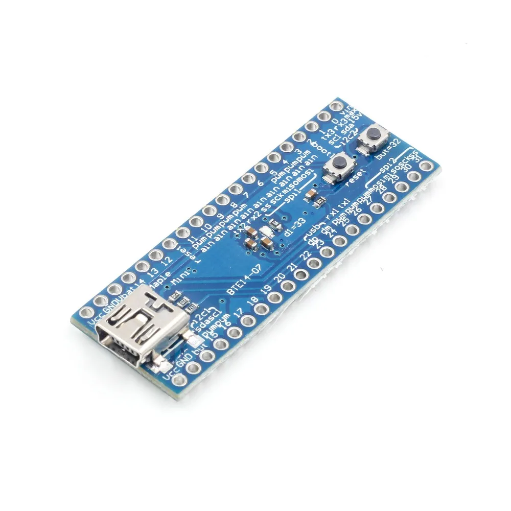 STM32F103CBT6 клен мини ARM STM32 Cortex-M3 плата контроллера Модуль 3,3 В USB цифровой IO ШИМ контакты порт