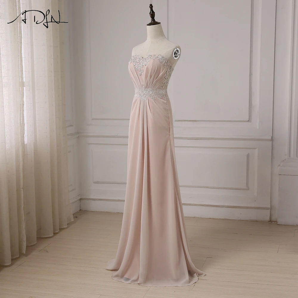 ADLN A Line длинное вечернее платье аппликации с бисером и блестками длиной до пола