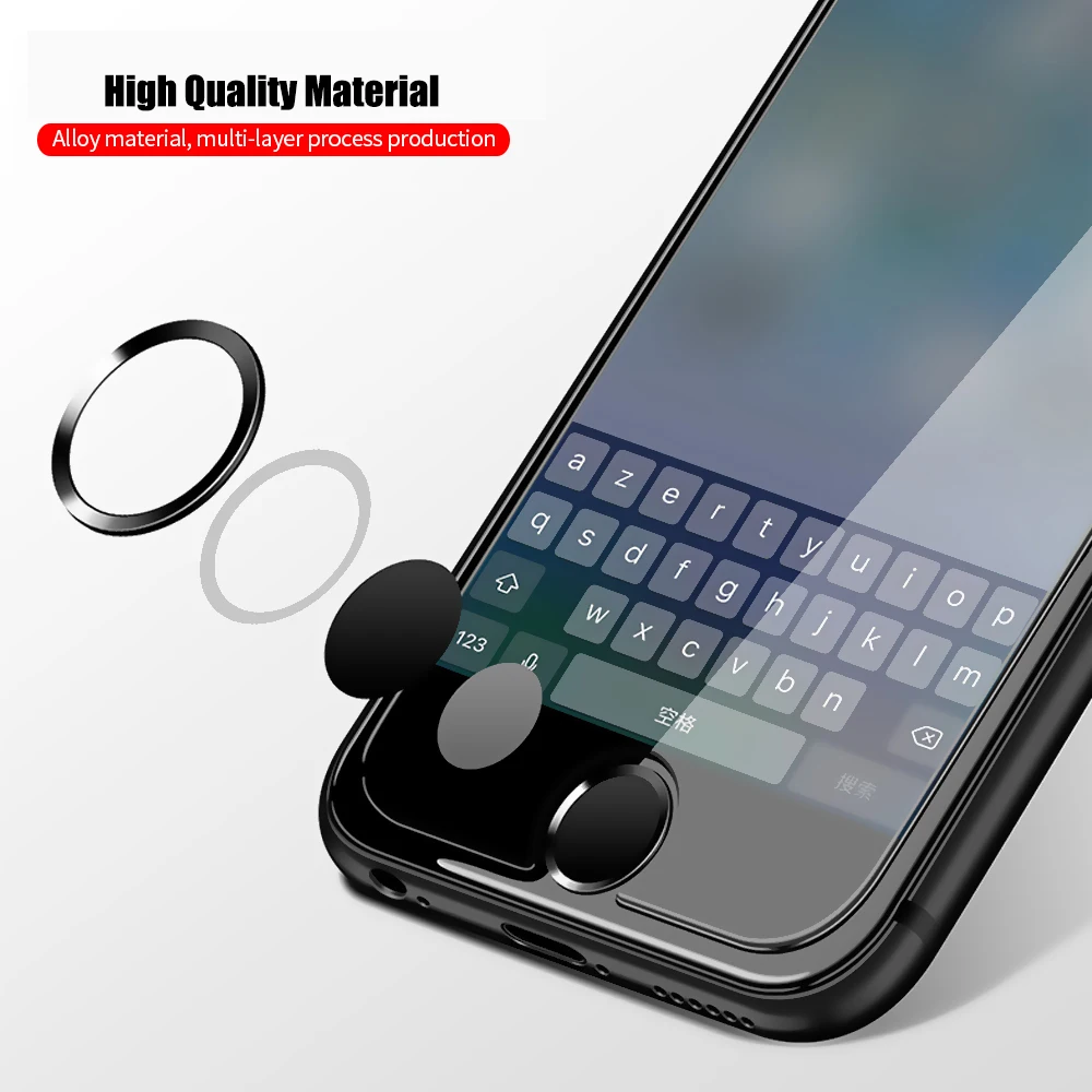 Универсальная наклейка на кнопку «Домой» для iphone 6, 6s, 5, 5S, SE, идентификация отпечатков пальцев, кнопка «домой», защитная наклейка для iphone 7, 8