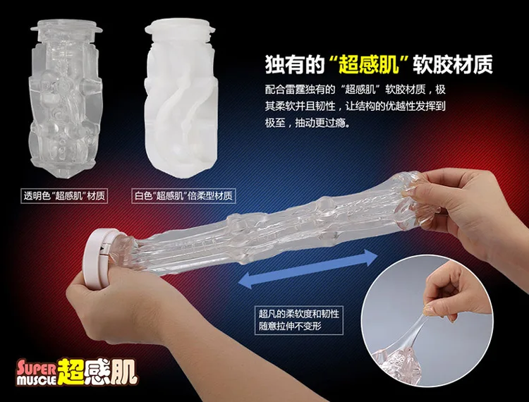 Vaginal contraction male hands free masturbator silicone Realistic vagina Artificial pussy Sex products Pocket | Красота и здоровье