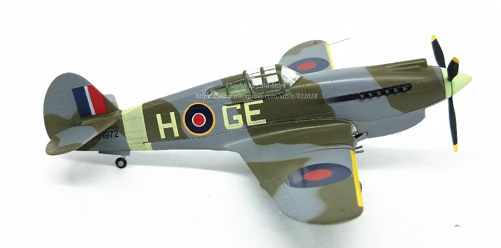 1: 72 мировая война II британская P-40B модель бойцов африканская battlefields трубач, готовый продукт 37207 Коллекционная модель