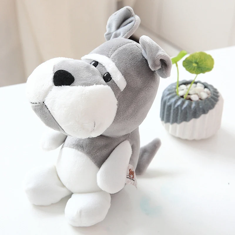 Kawaii Puppy мягкие игрушки 20 см милый моделирование корги Шнауцер хаски собака Плюшевые игрушки Мягкая кукла Дети Детские игрушки подарок
