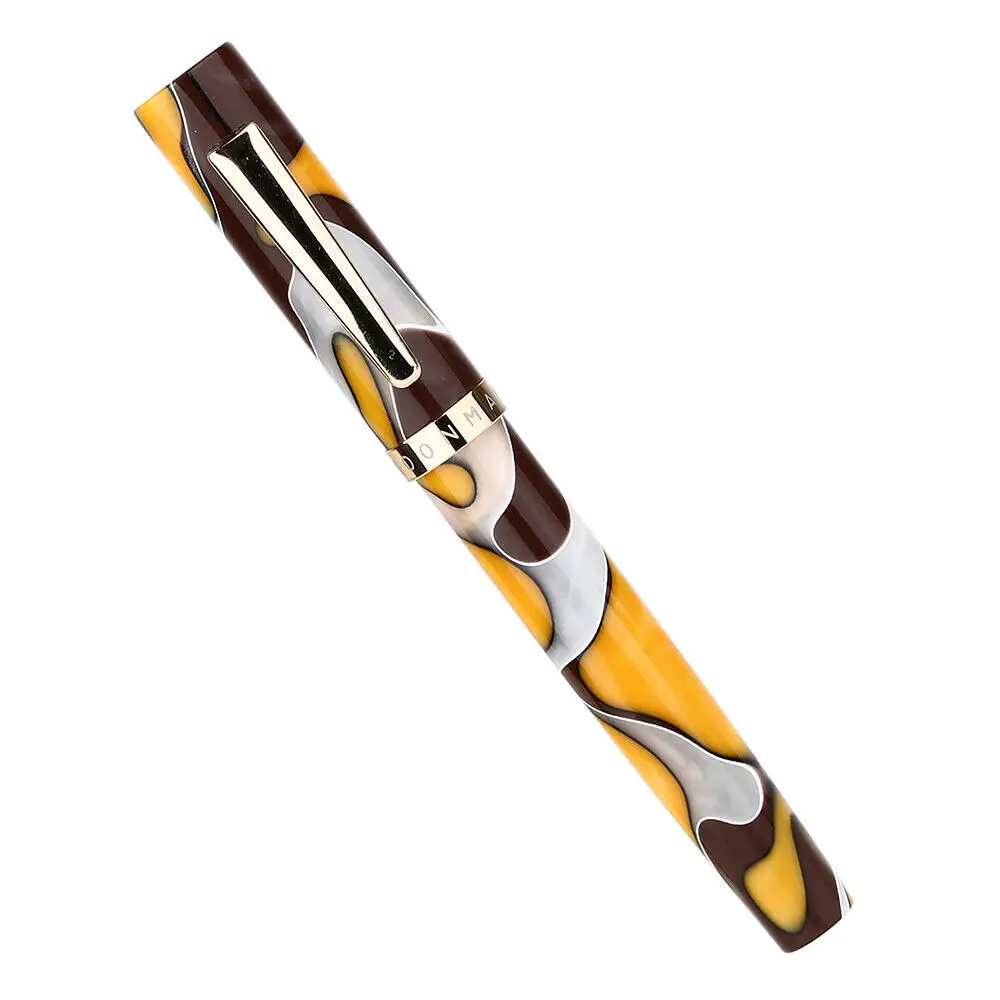 

Moonman N2 Amber Acrylic Fountain Pen EF/ F Nib Mini Pocket Pen Gift Case Ink Pen with Gift Box Set For Writing School Office