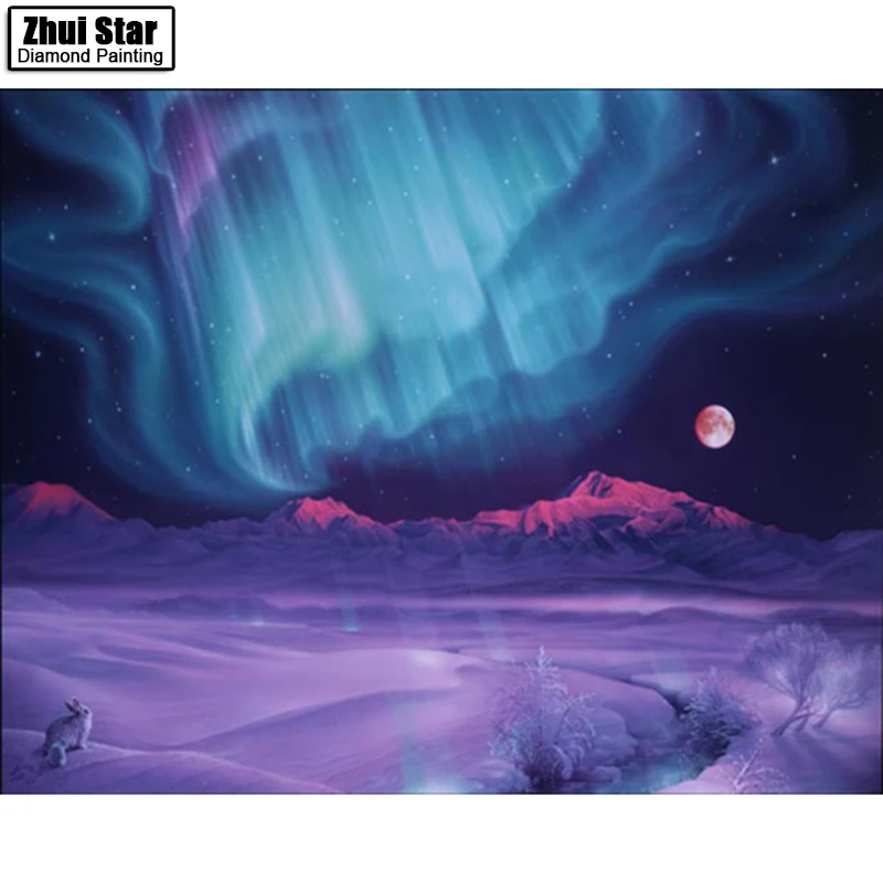 Алмазная живопись сделай сам вышивка крестиком мечта звезда вязаный дом