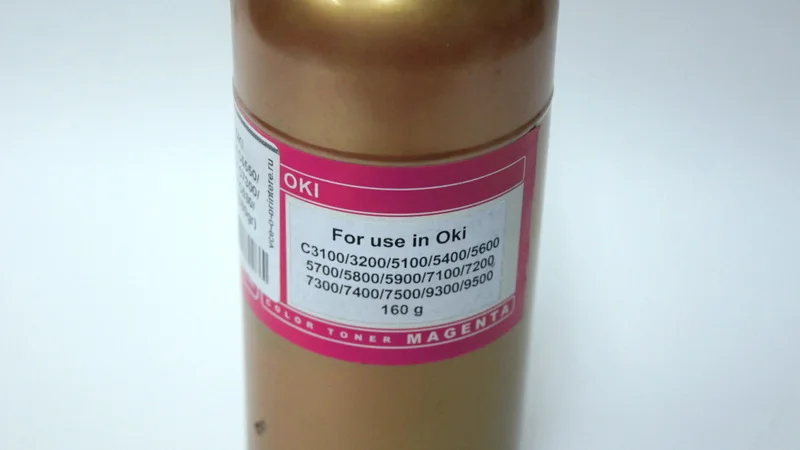 Тонер magenta для OKI C3100/ C5100/ C5300/ C5550/ C5700/ C5900/ C7100/ C7300/ C7400/ C7500/ C9500/ C530/ C810/ MC560/ C8600